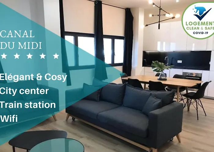 Canal Du Midi, Cosy Center Apt, Train Station